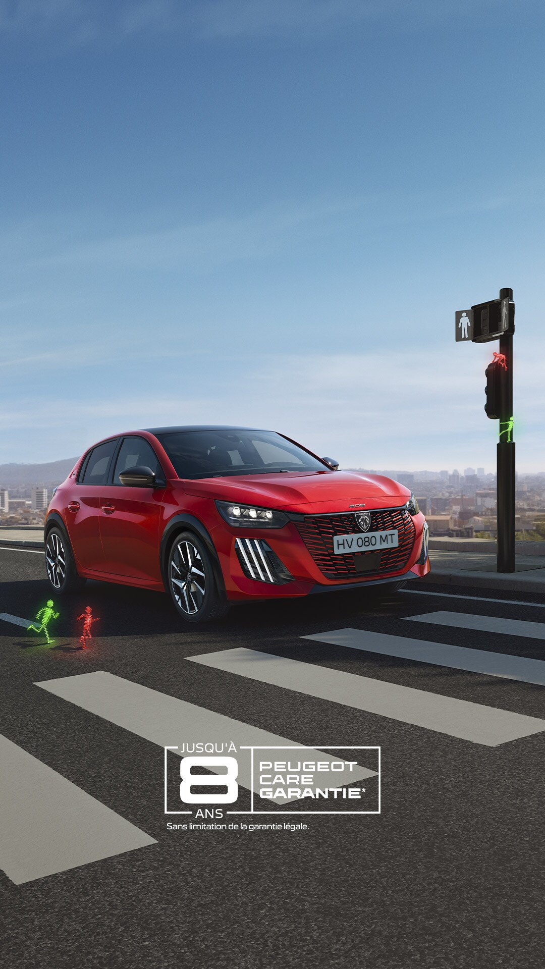 PEUGEOT 208 hybride ou essence vue avant