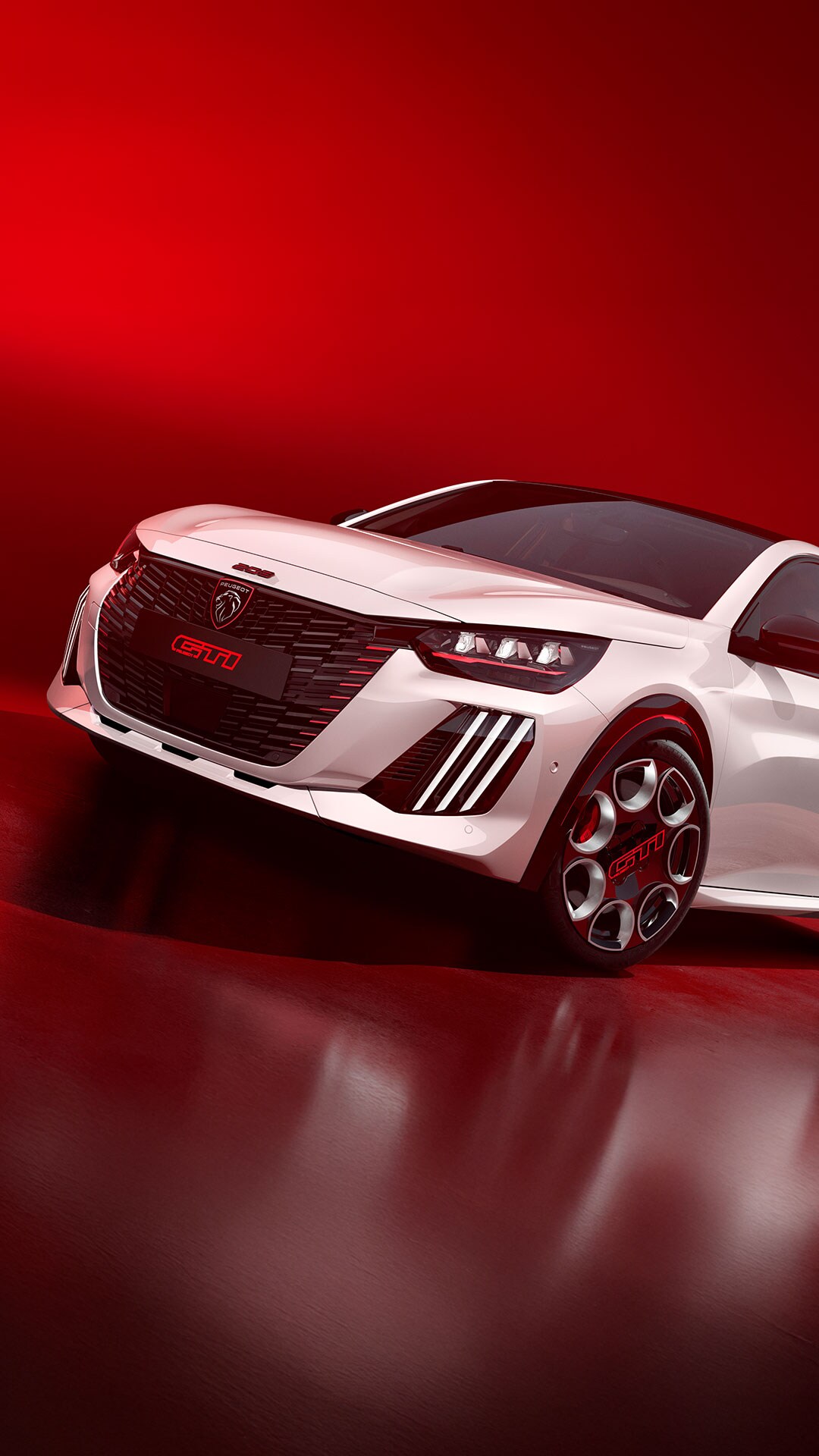 Nouvelle PEUGEOT E-208 GTi Rouge