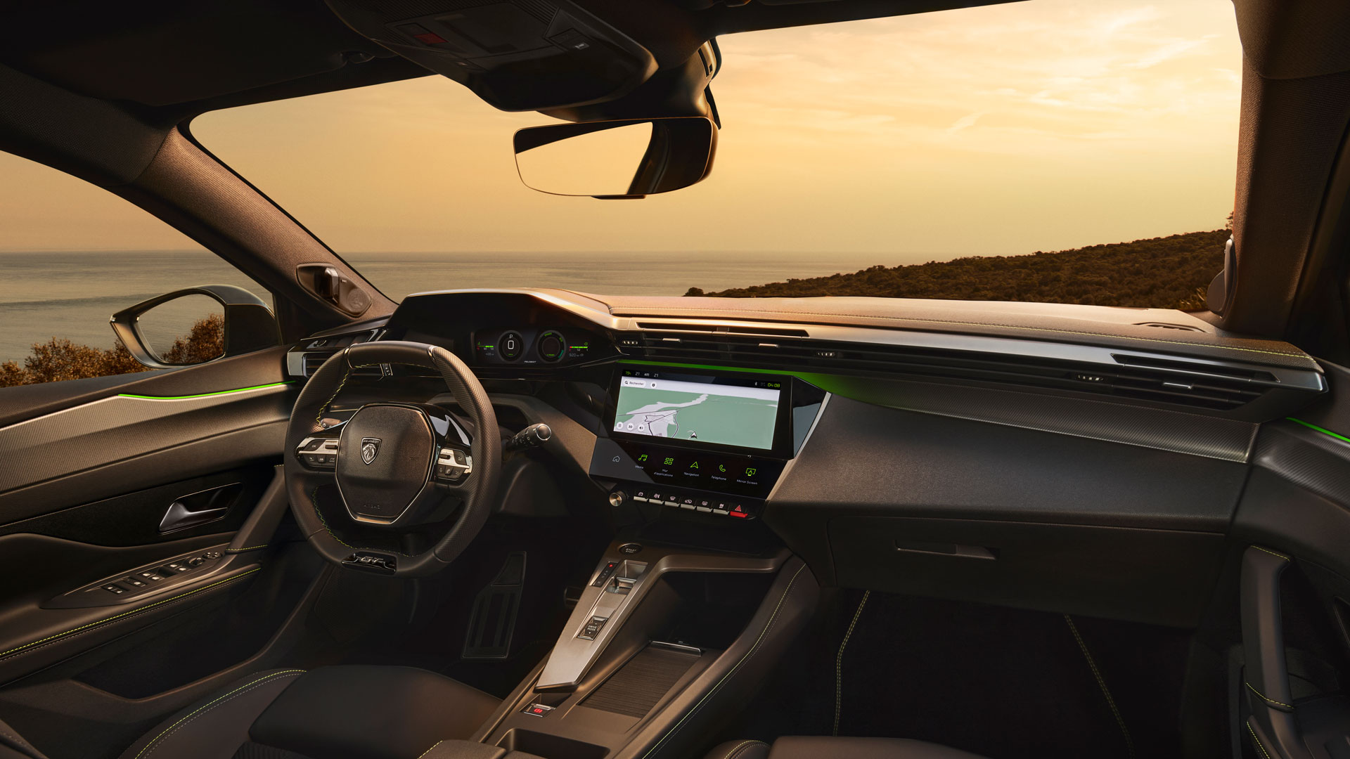 Neues PEUGEOT 408 Hybrid i-Cockpit